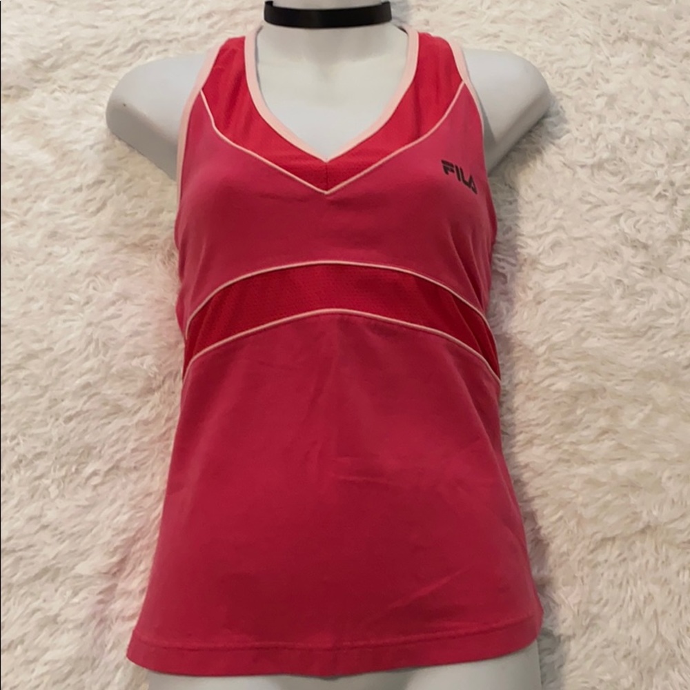 Fila Sz L Razor Back Athletic Top